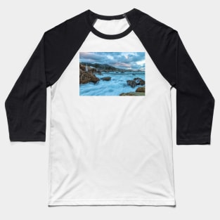 Point Lobos Sunset Baseball T-Shirt